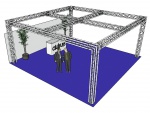 Alutruss Truss set QUADLOCK 6082 square 7.71x7.71x3.5m (WxDxH)