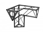 Decotruss SAL-33 Corner 3-way / right, black
